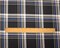 Black-Blue-Multi Cotton Plaid Printed Flannel Woven Fabric By the Yard
